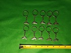 Lot of 10 fish trout Silver Tone Keychains — photo 5