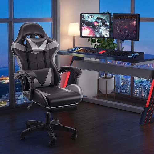 Massage Gaming Stuhl Schreibtischstuhl Drehstuhl Chefsessel