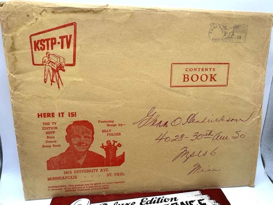 KSTP SUNSET VALLEY Barn Dance Favorite Songs 1955 Song Book mid century modern - Image 3 of 4