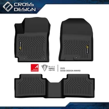 3D Molded Floor Mats Liner TPE Fit For 2018-2023 Hyundai Kona Gasoline