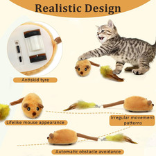 Topo Giocattolo A Carica Per Gatti - Giocattolo Interattivo Che Si Muove E Diverte Per Ore - Foto 10