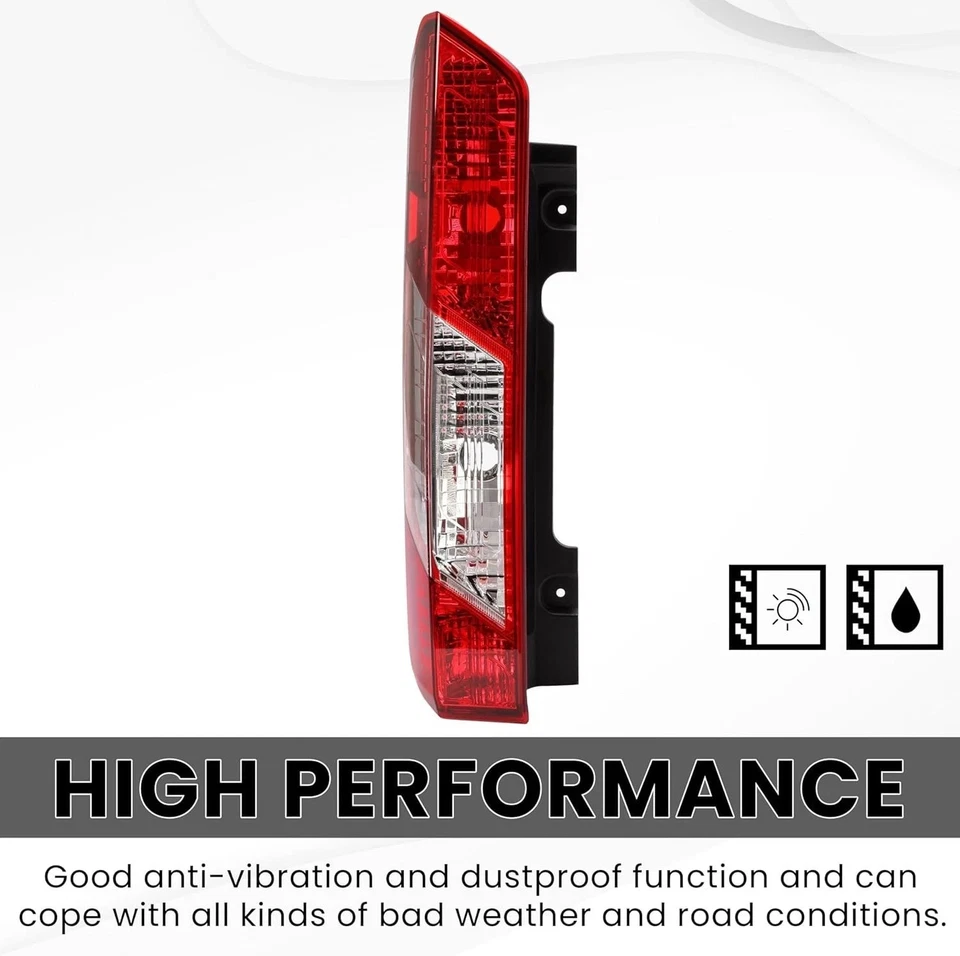 HECASA LH Tail Light Assembly Compatible with 2015-2024 Ford Transit 150 250 ... - Image 3 of 4