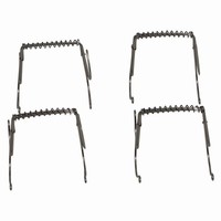Metaltex 200-45010 Rouladenklammern, Silber (4Er Pack)