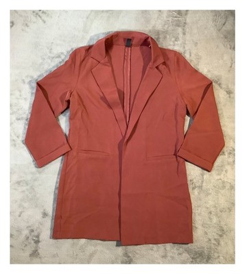 Windsor Women's Rust Longline Blazer Size Large
