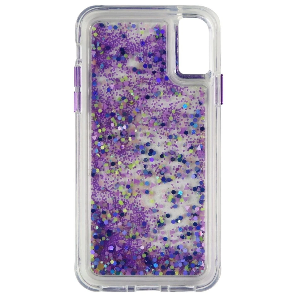 Capa cascata Case-Mate Glow para Apple iPhone XS/X - brilho roxo - Imagem 3 de 3