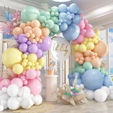 412pcs Pastel Balloon Garland Arch Kit 18 12 10 5 Inch Different Sizes Macaro...
