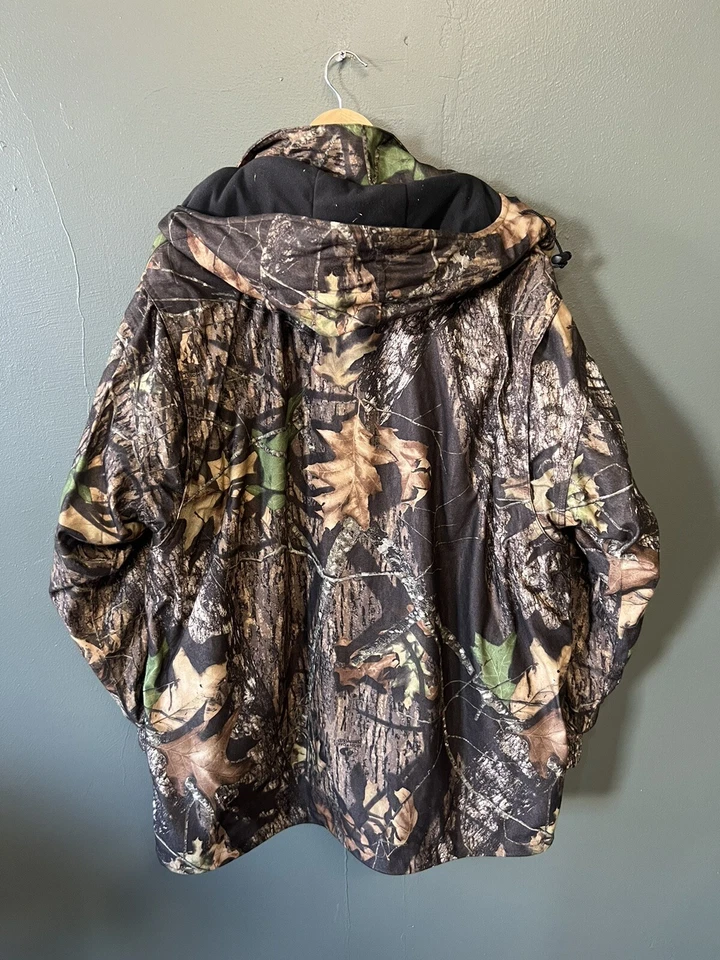 Herters Man SZ XL Camouflage Hooded Full Zip Pocket Mesh Lining Hunting Jacket - Image 2 of 3