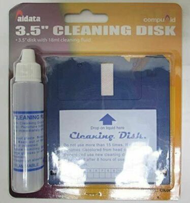 Aidata CK005 3.5'' Inch Floppy Drive Cleaning Kit