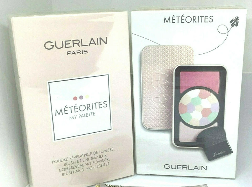 2 X Guerlain METEORITES MY PALETTE #2 CLAIR LIGHT POLVO REVELADOR + RESALTADOR Foto 2 de 4