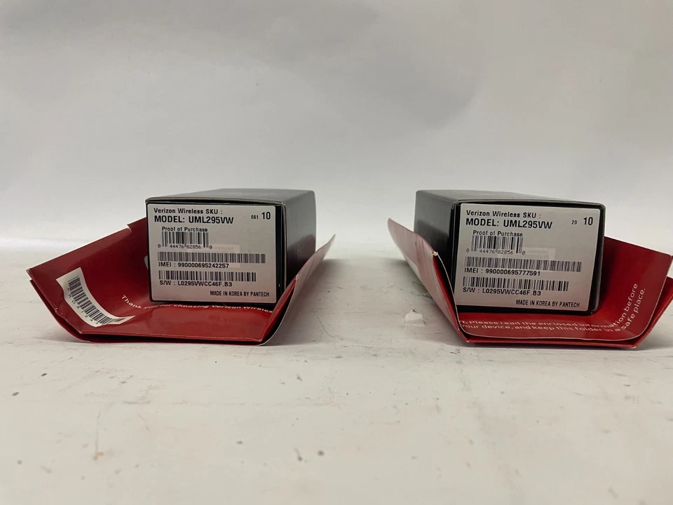 Lote de 2x Módem Verizon Pantech UML295VWQ UML295VM USB 4G LTE Negro Foto 3 de 4