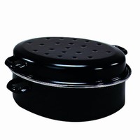 "Gansbraeter GansbräTer ,,Gourmet\" GBCS42 42Cm Emailliert BräTer Schmortopf Neu"