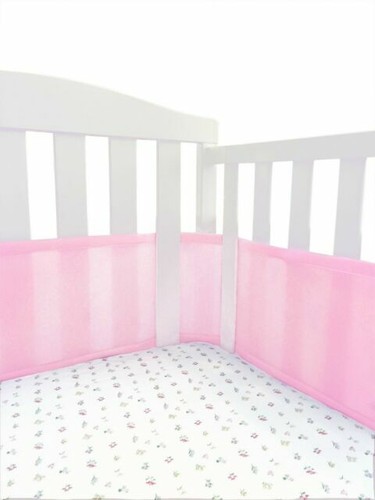 breathable mini crib bumper
