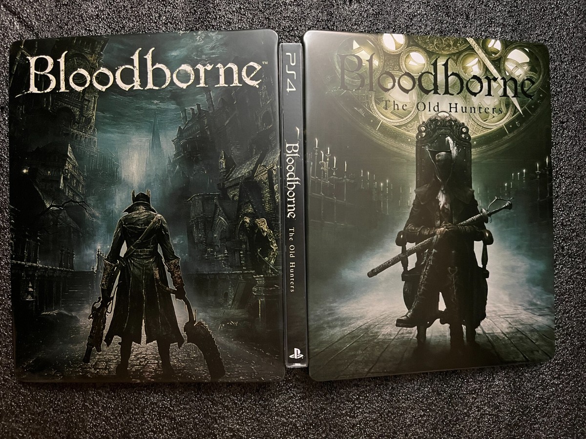 Bloodborne The Old Hunters Custom-Made G2 Steelbook Case PS4 (NO