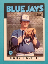 GARY LAVELLE Hand Signed 1986 Topps #622 Toronto Blue Jays Autograph Auto Card