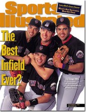 September 6, 1999 Edgardo Alfonzo John Olerud Mets Sports Illustrated NO LABEL
