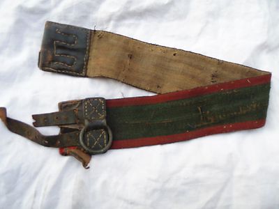 CEINTURE DE FEU POMPIER FIN 19ème DEBUT 20ème SIECLE VINTAGE