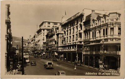 PC AFRIKA, SÜDAFRIKA, KAPSTADT, ADDERLEY ST, Vintage Postkarte (b53950)