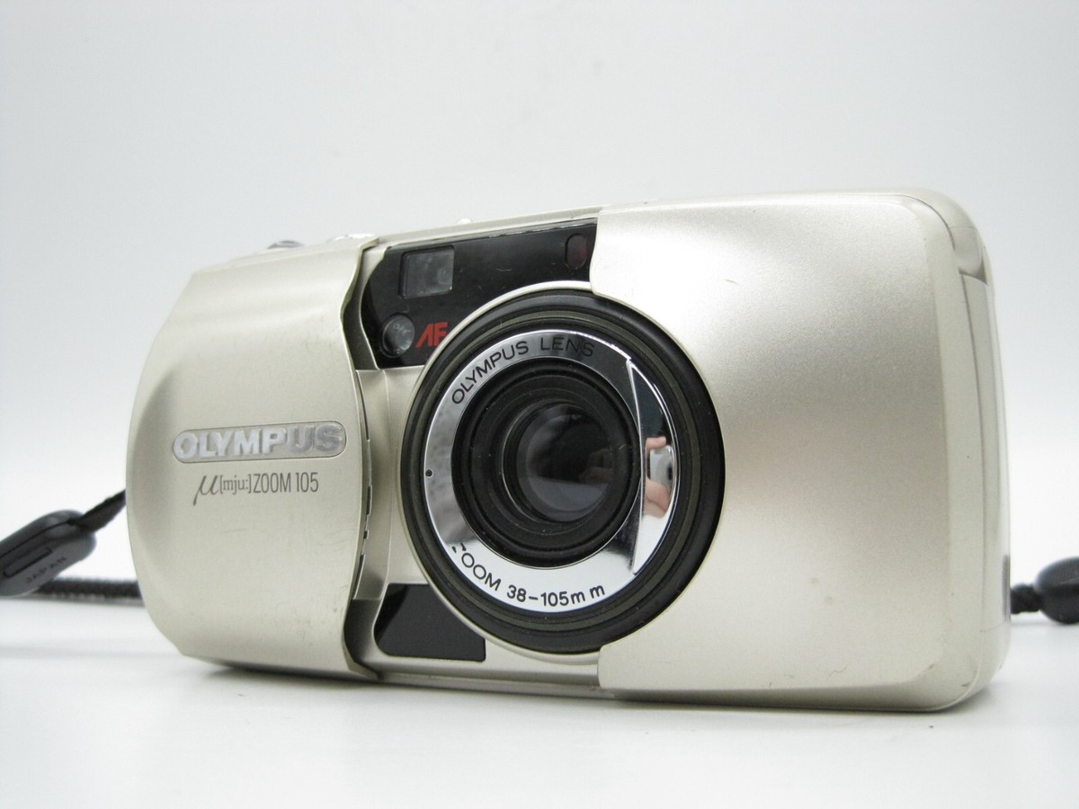 OLYMPUS μ[mju:]ZOOM PANORAMA OLYMPUS μ [mju:] Zoom Panorama Black 35mm Point & Shoot Film