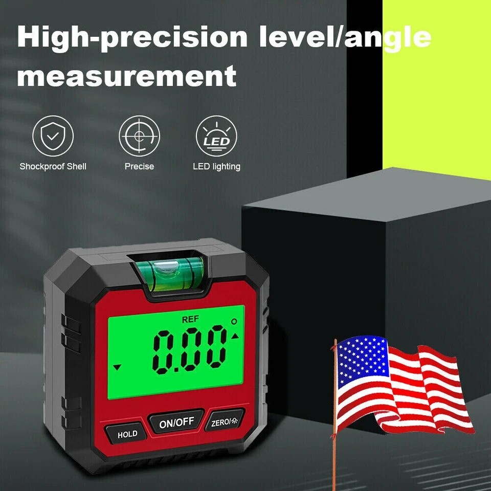 Magnetic Digital Level Box Angle Finder Protractor Inclinometer Bevel GaugegS1R8