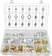 Swordfish 30231 534pc Oil Drain Plug Screw Bolt Gasket Washer Assortment Kit