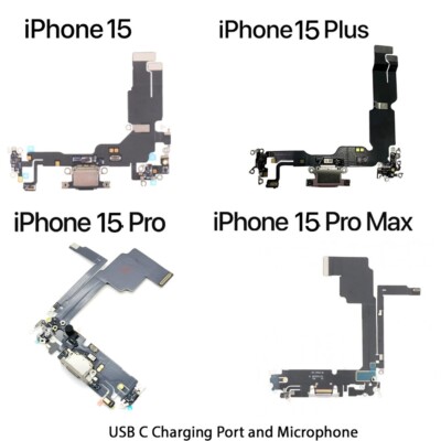 iPhone 15 / 15 Plus / 15 Pro / 15 Pro Max USB C Ladebuchse Mikrofon Ersatz