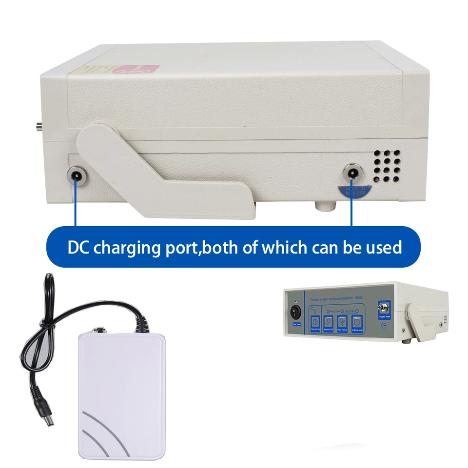 Tragbare Oxygen Konzentrator Sauerstoffkonzentrator Sauerstoffgerät EU Plug - Bild 3 von 4