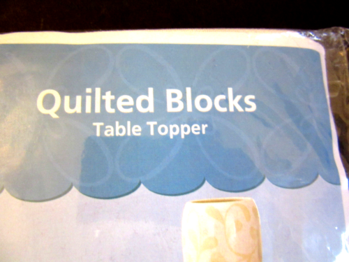 Craftways QUILTED BLOCKS Tablecloth Topper Counted Cross-Stitch Kit 19-563 NIP - Picture 5 of 8