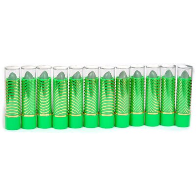 Aloe Vera Mood Lipstick Green Color 12pc/pk by 