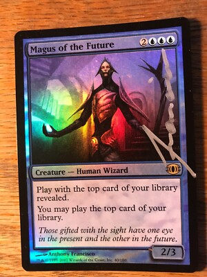 future sight cards mtg Print or land card from his or her hand onto the battlefield. 2002 Magic The Gathering MTG