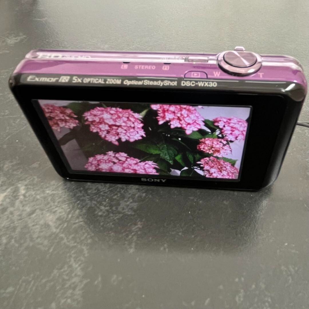 SONY Cyber shot DSC-WX30 デジカメ ピンク Excellent] SONY