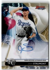 2020 Bowman's Best #B20-JST Josh Staumont Best of 2020 Autographs
