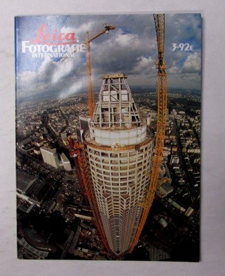 1992 LEICA MAGAZINE Vintage Photography HIGH UP Marcus Darryl Hirthe cover