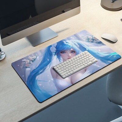 Anime bride sona Large Keyboard Mice Mat Desk Pad Game Playmat 40x75cm