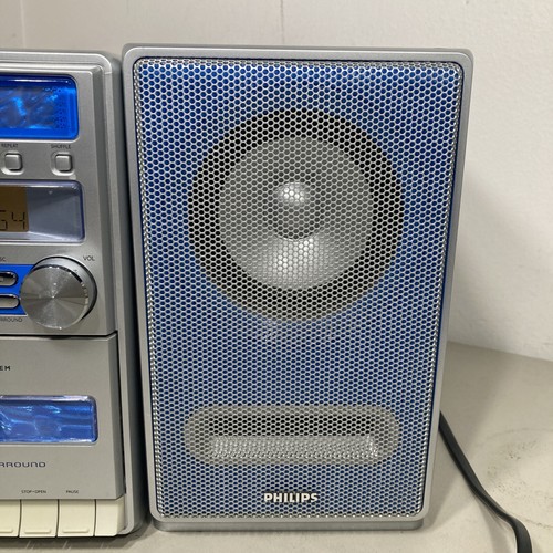 Philips MC-128 LEGGERE DESCRIZIONE FM Radio Nastro Cassetta Lettore CD Micro System - Foto 3 di 15