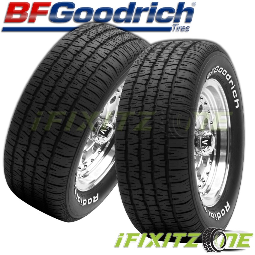 2 BFGoodrich Radial T/A P225/70R14 98S White Letter All Season ...