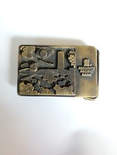 Vintage Cd-hit Belt Buckle Security Pacific Bank Excellent Condition