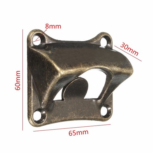 Vintage-Bronze-Wall-Mounted-Opener-Wine-Beer-Soda-Glass-Cap-Bottle-Kitchen-WF