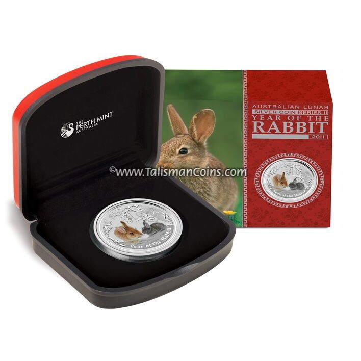 RARE Australia 2011 Year RABBIT Perth Mint $1 1 Oz Pure
