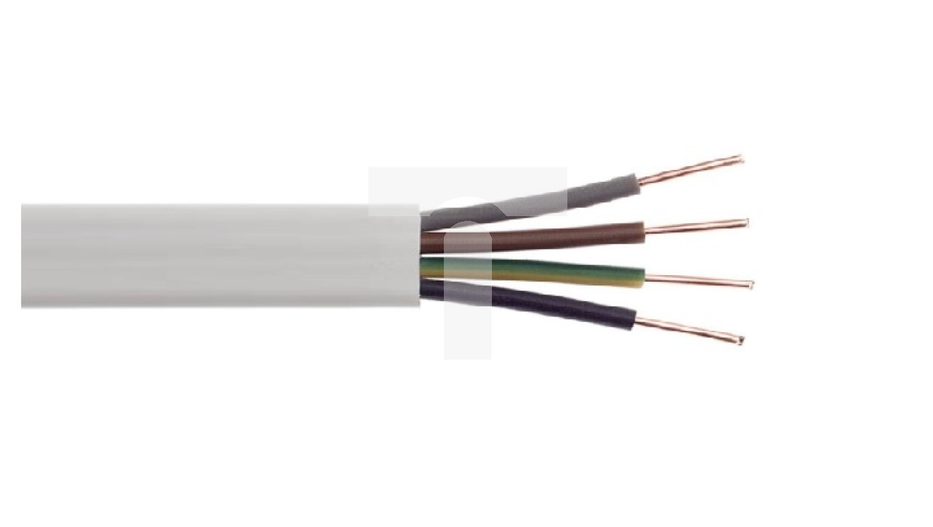 (1 disc) Cable YDYp 4x1 żo 450 / 750V / 100m / /T2UK
