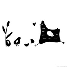 Chicken Chicks Egg - Decal Sticker - Multiple Colors  Sizes - ebn6452