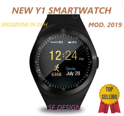 y1 round bluetooth smart watch