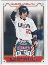 2015 USA Baseball Stars and Stripes #28 Dansby Swanson