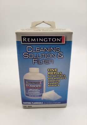  Remington Cleaning Solution & Filter One Refill  Men and Women CC-100 Sealed!