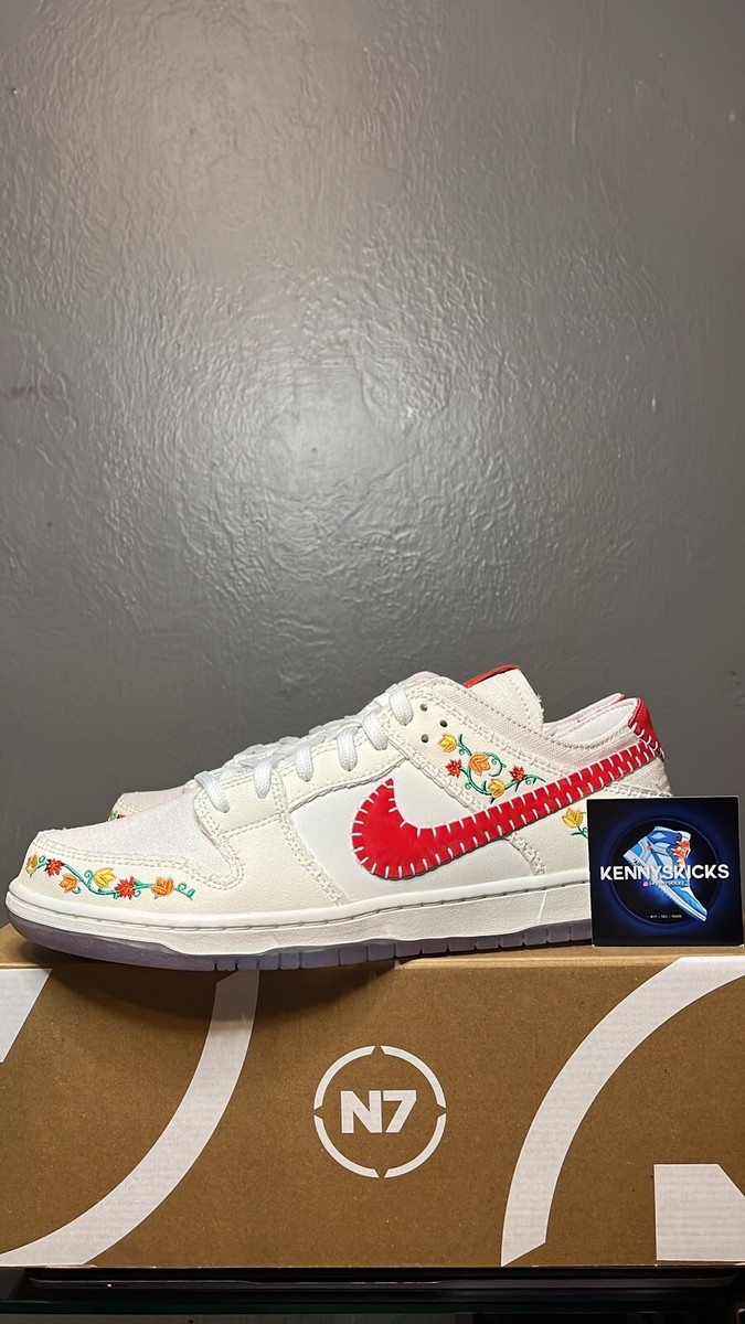 Nike SB Dunk Low Decon N7 Opti Yellow University Red Size