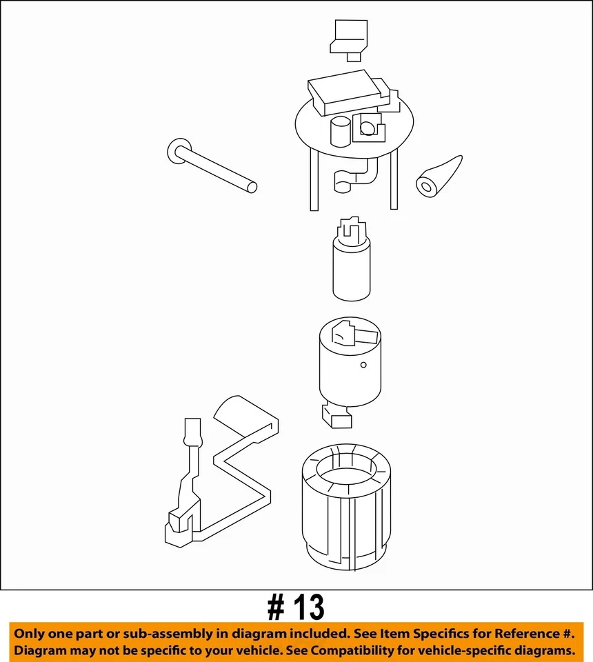 Used Fuel Pump fits: 2017 Kia Sorento Pump Assembly tank mounted Grade A Foto 4 de 4