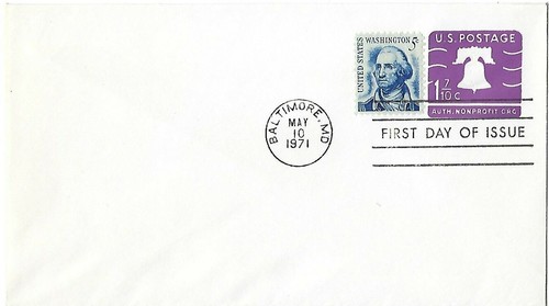 4 '71 Embossed Env. Youth, Airmail, Eagle, liberty Bell, SC#U555 U556 U557 UC43 - Picture 2 of 4