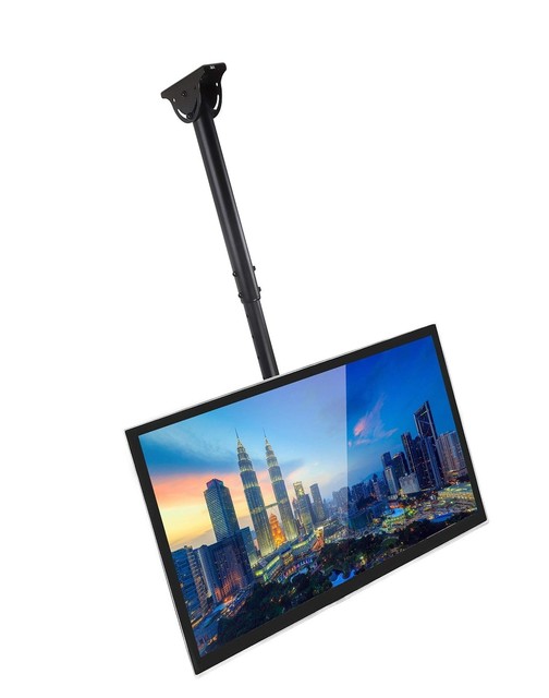 Tv Ceiling Mount Bracket Adjustable Height Full Motion 360 Deg Ro