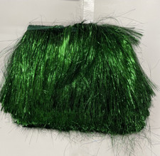 TINSEL FRINGE 7 INCH SOLD BY 1 YARD GREEN
