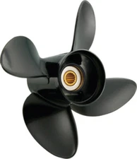 AMITA4 4-Blade Aluminum 13.8 X 19 Propeller for JOHNSON/SUZUKI 70-140HP Outboard