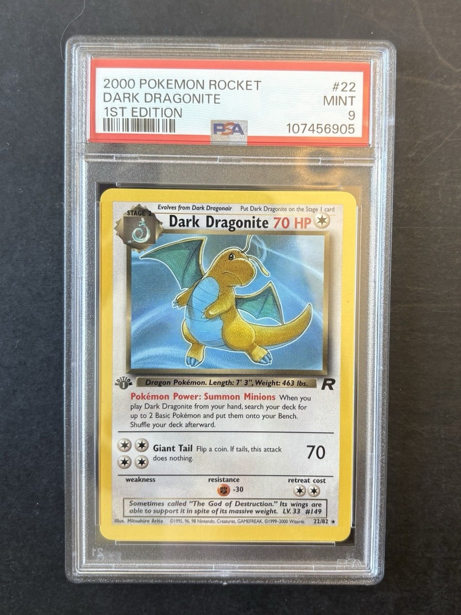 英語版初期　ポケモンカード　Dark Dragonite holo Dark Dragonite 5/82 Team Rocket Holo for sale online | eBay